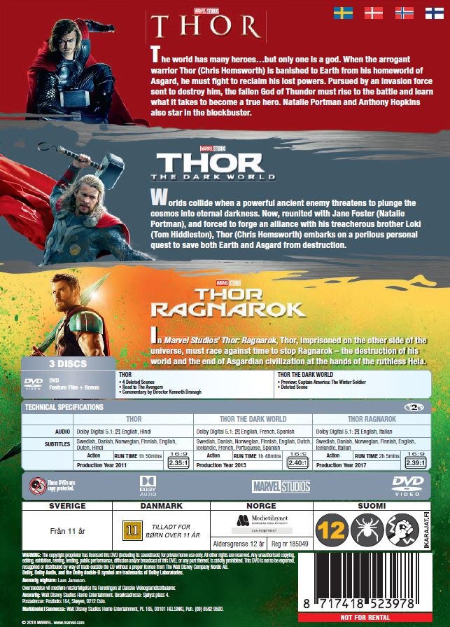 Thor 1-3 - 2