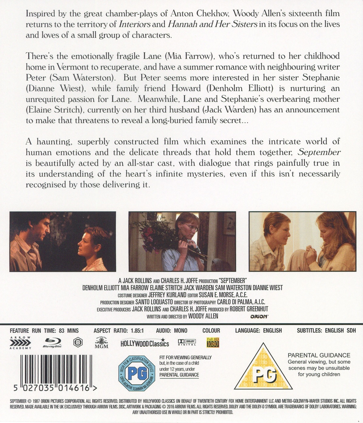 September (ej svensk text) (Blu-ray) - 2