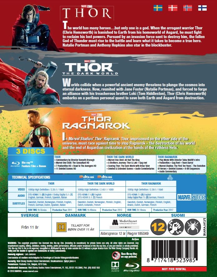 Thor 1-3 (Blu-ray) - 2