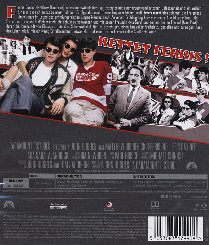 Ferris Bueller's Day Off (Blu-ray) - 2