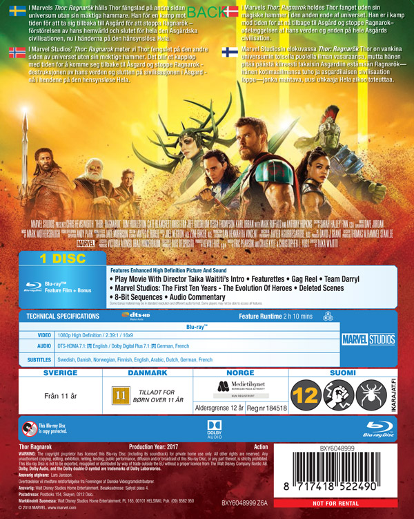 Thor 3: Ragnarok - Steelbook (Blu-ray) - 2