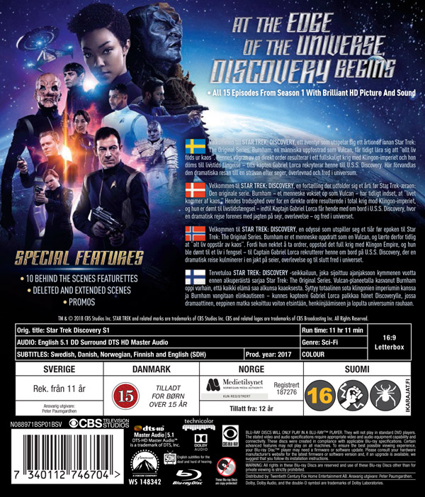 Star Trek Discovery - Säsong 1 (Blu-ray) - 2