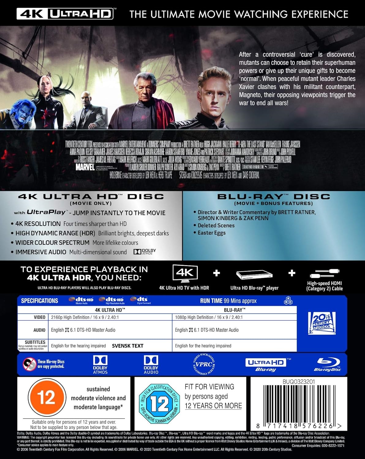 X-Men 3 - The Last Stand (4K Ultra HD + Blu-ray) - 2