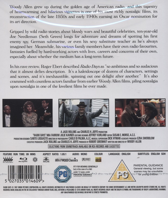 Radio Days (ej svensk text) (Blu-ray) - 2