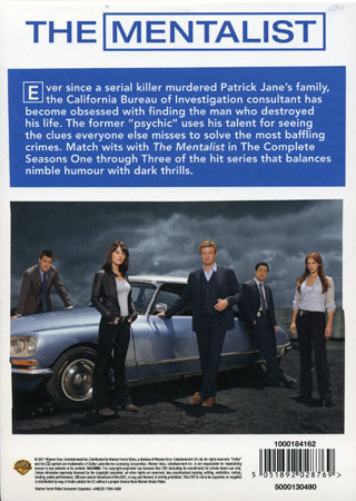 Mentalist - Säsong 1-3 (16-disc) - 2