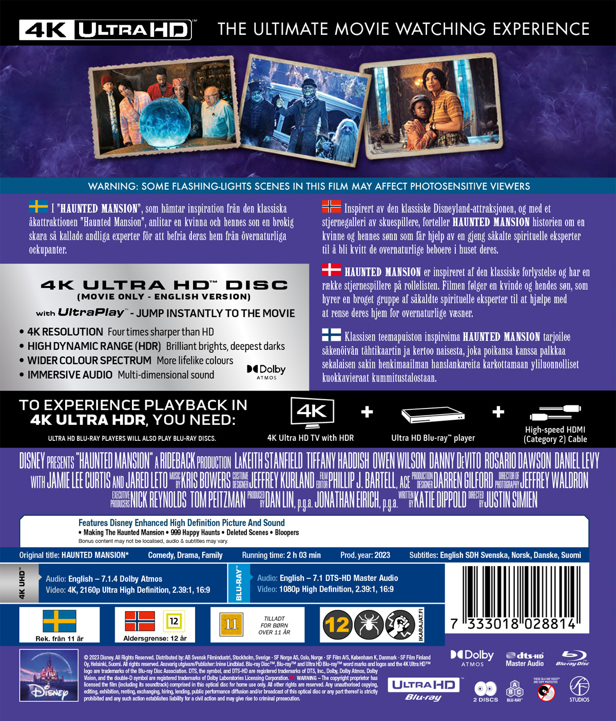 Haunted Mansion (4K Ultra HD + Blu-ray) - 2
