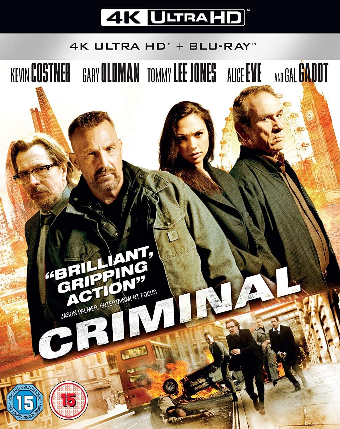 Criminal (ej svensk text) (4K Ultra HD + Blu-ray)