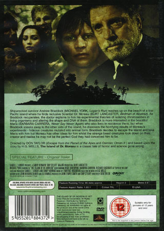 Island of Dr. Moreau (ej svensk text) - 2