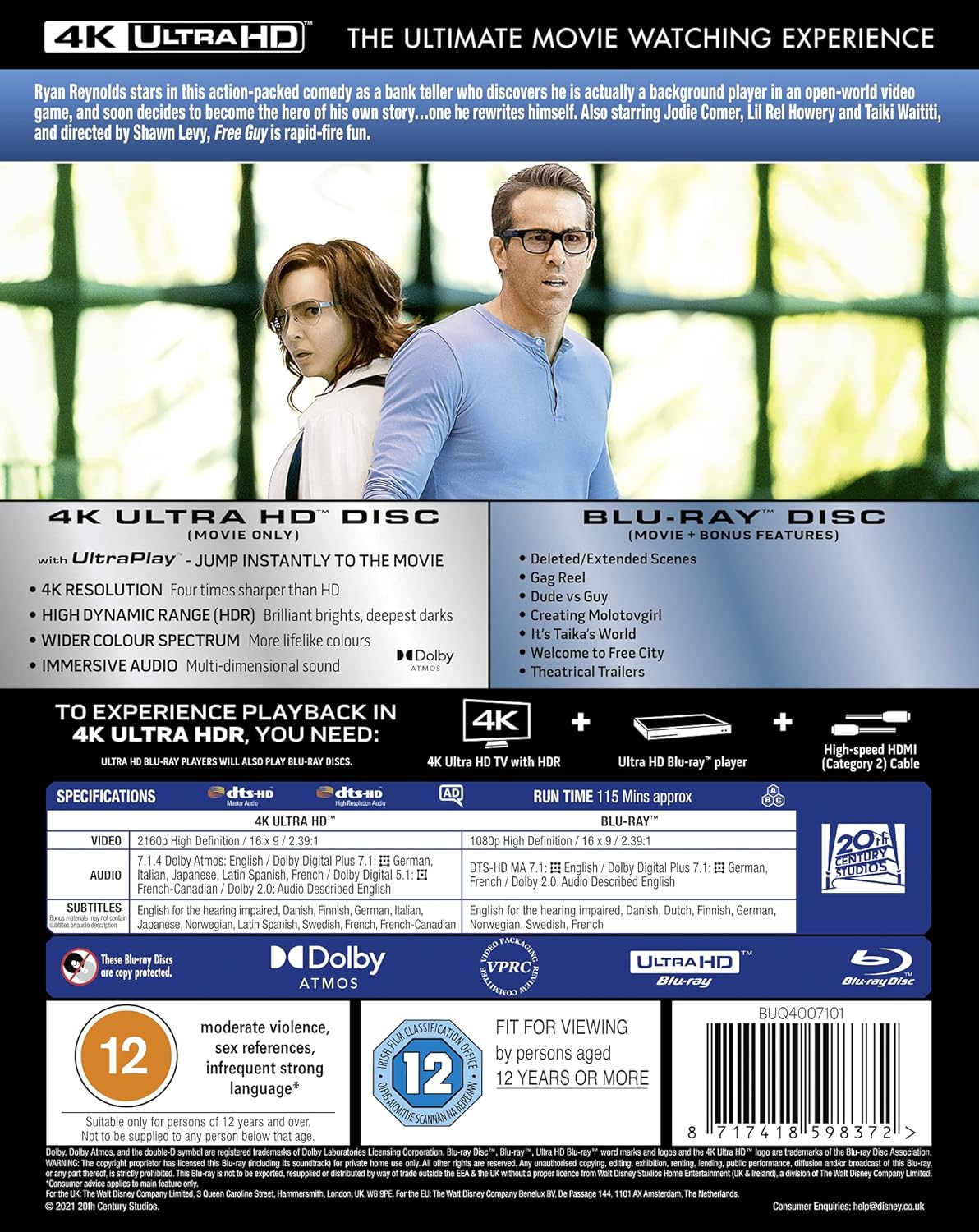 Free Guy (4K Ultra HD + Blu-ray) - 2