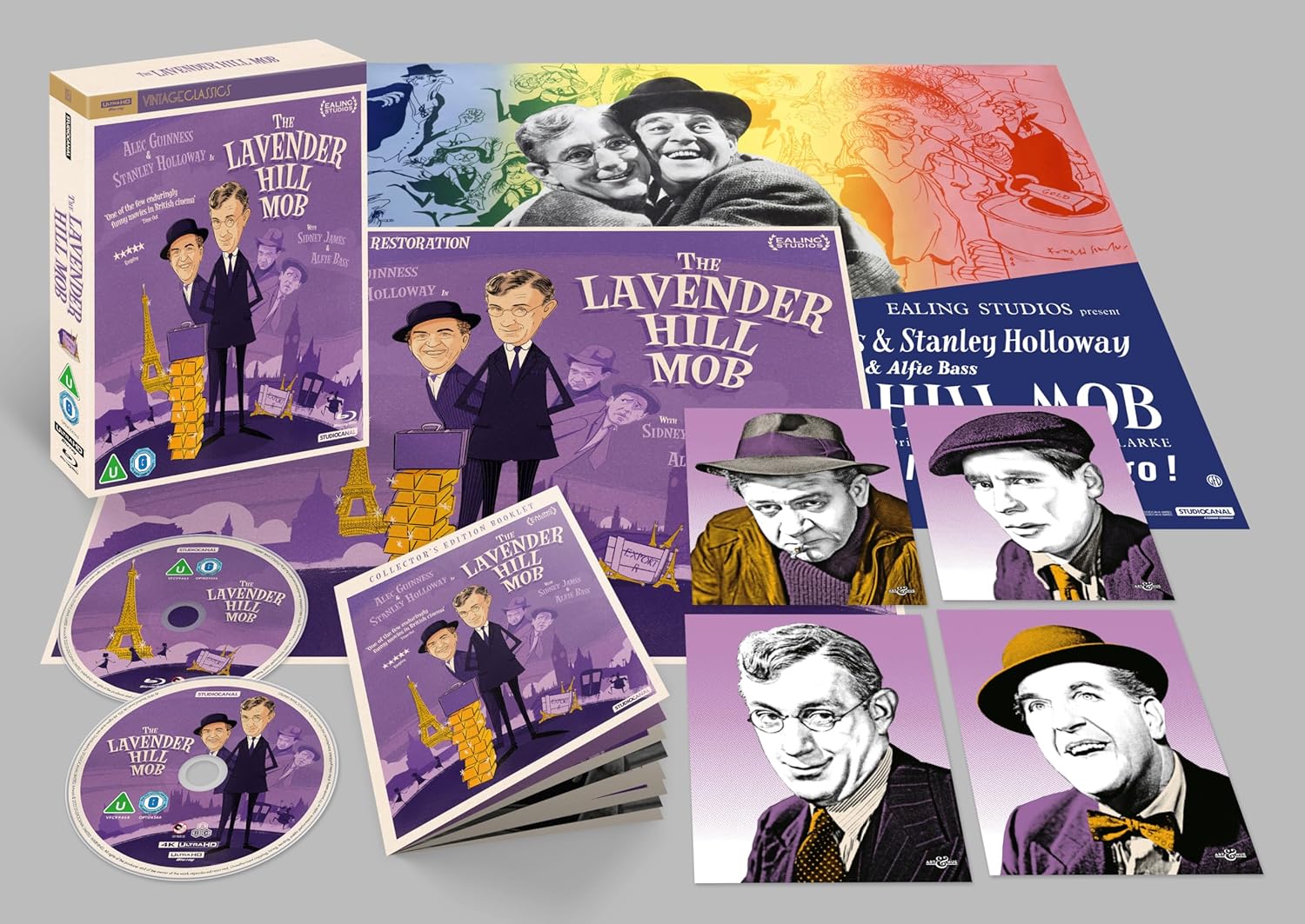 The Lavender Hill Mob (Limited Collector's Edition) (ej svensk text) (4K Ultra HD + Blu-Ray) - 2