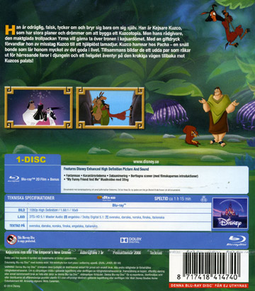 Kejsarens Nya Stil (Disney) (Blu-ray) - 2