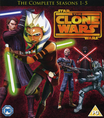 Star Wars: Clone Wars - Säsong 1-5 Box (Blu-ray)