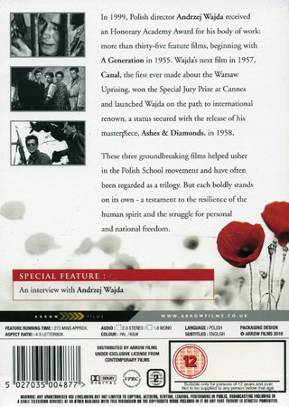 Andrzej Wajda War Trilogy (3-disc) (ej svensk text) - 2