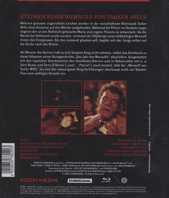 Silver Bullet (ej svensk text) (Blu-ray) - 2