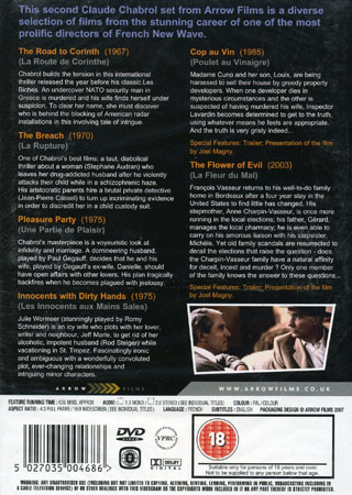 Claude Chabrol Collection - Volume 2 (6-disc) (ej svensk text) - 2