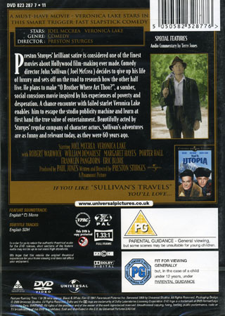 Sullivan's Travels (ej svensk text) - 2