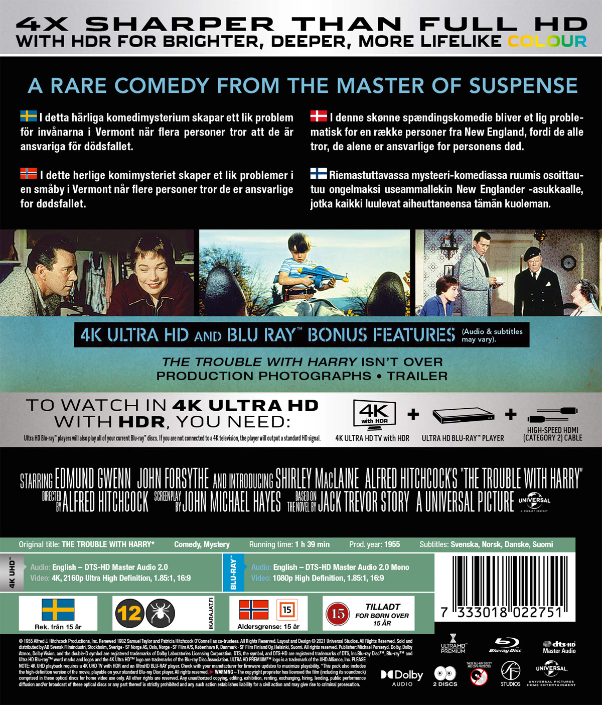 Trouble With Harry (4K Ultra HD + Blu-ray) - 2