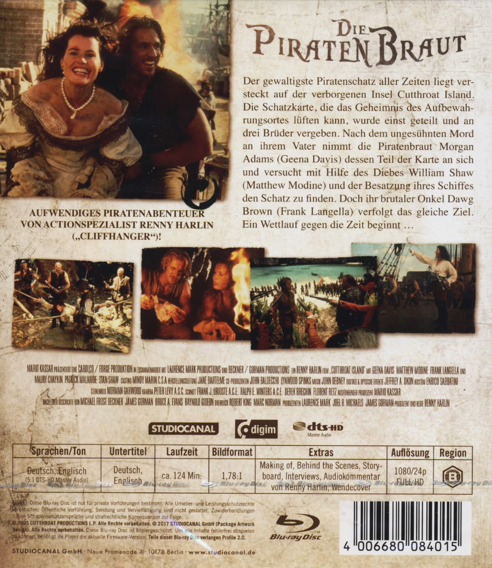 Cutthroat Island (ej svensk text) (Blu-ray) - 2