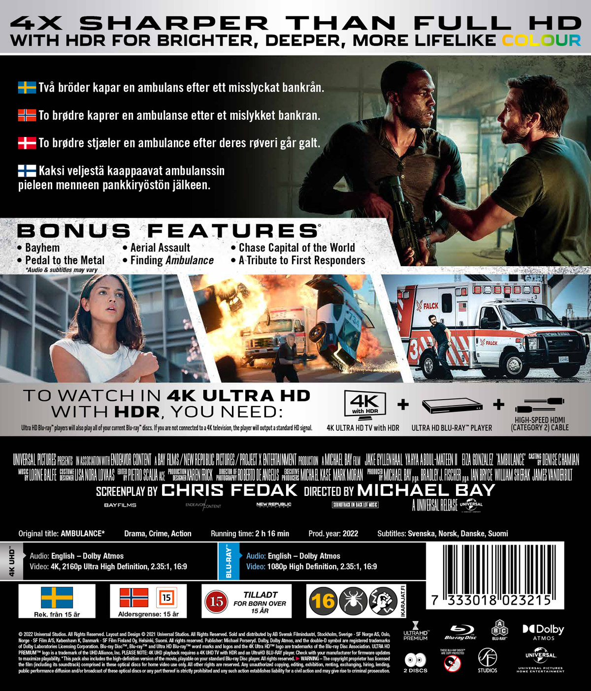 Ambulance (4K Ultra HD + Blu-ray) - 2