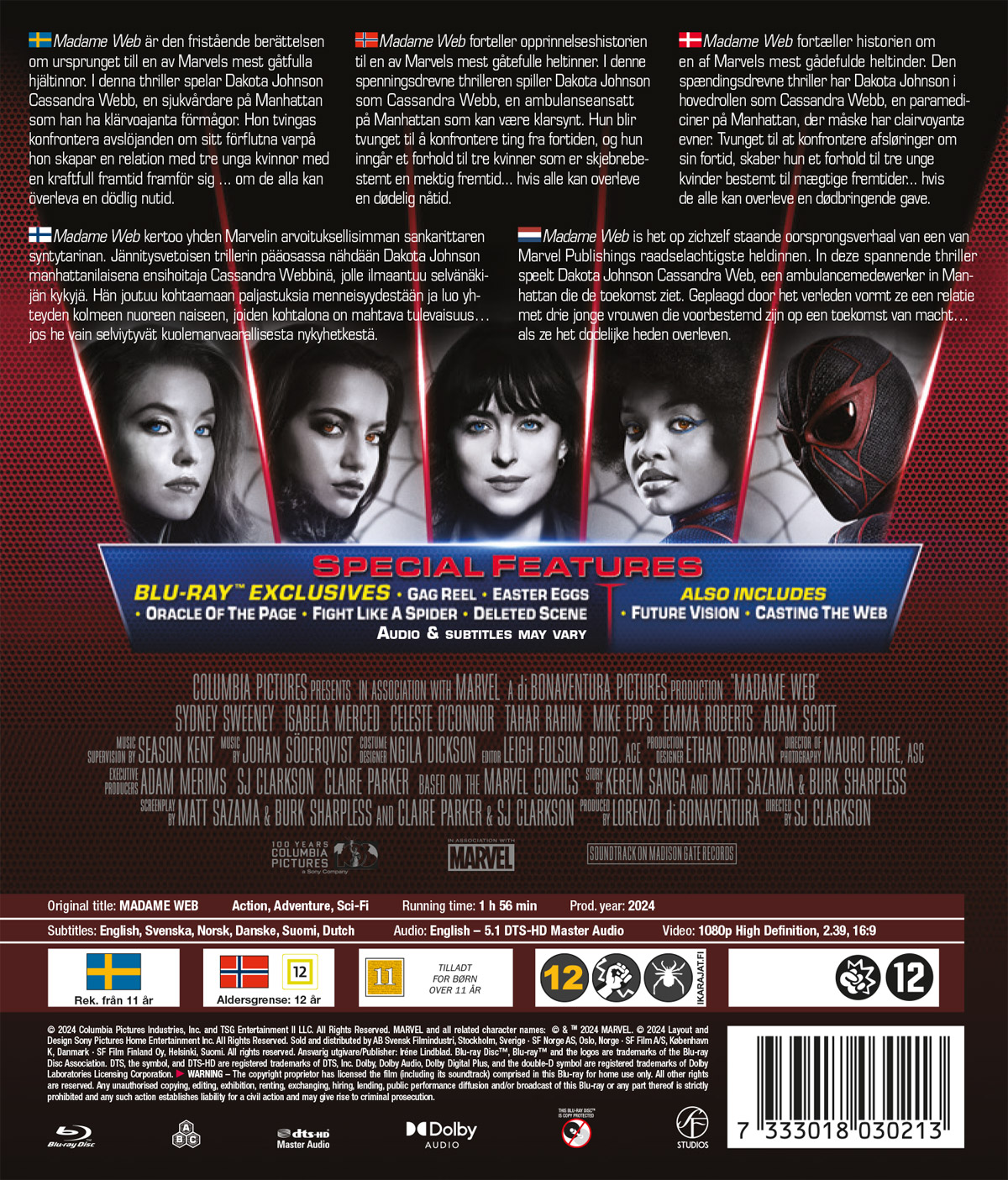Madame Web (Blu-ray) - 2
