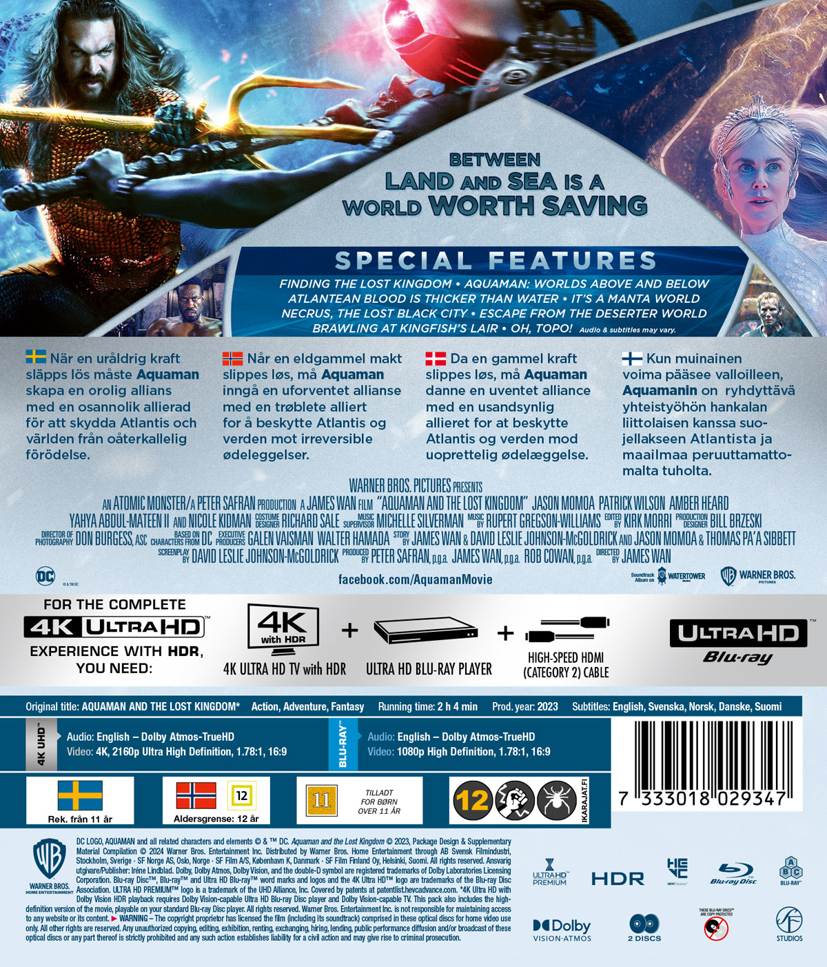 Aquaman And the Lost Kingdom (4K Ultra HD + Blu-ray) - 2