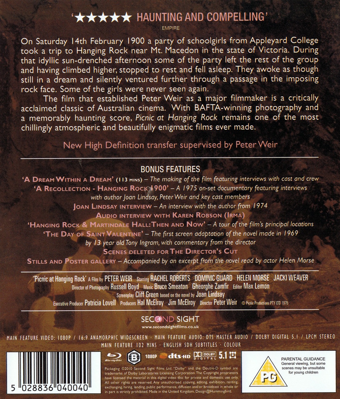 Picnic At Hanging Rock (ej svensk text) (Blu-ray) - 2