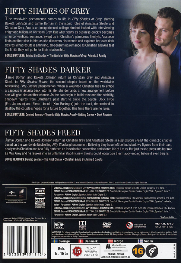 Fifty Shades 1-3 - 2