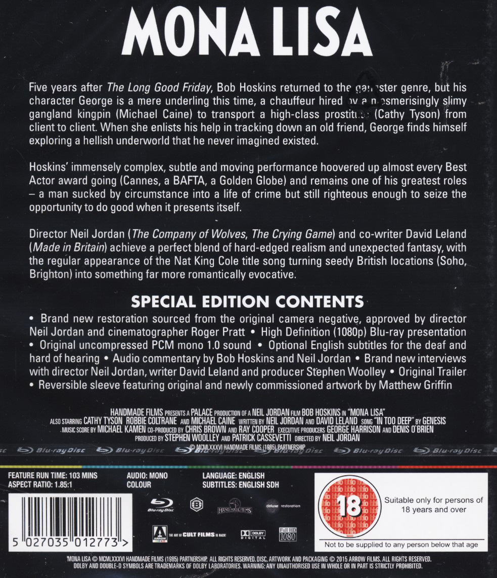 Mona Lisa (ej svensk text) (Blu-ray) - 2