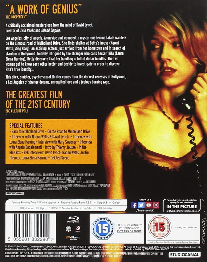 Mulholland Drive (ej svensk text) (Blu-ray) - 2