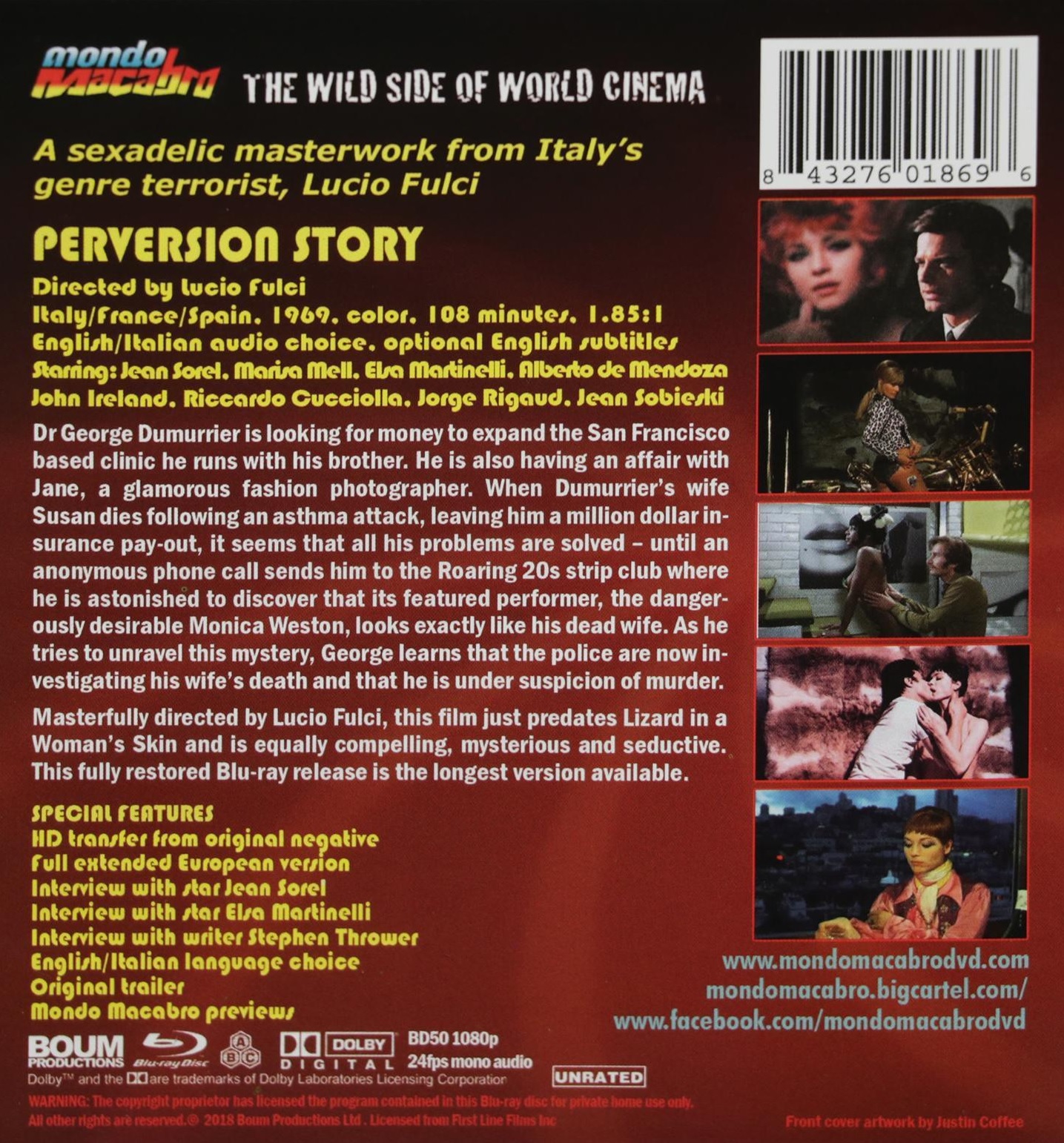 Perversion Story (ej svensk text) (Blu-ray) - 2