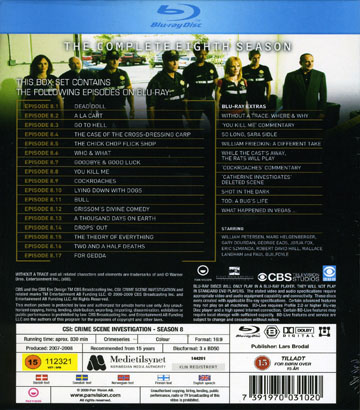 CSI Las Vegas - Säsong 8 (Blu-ray) - 2