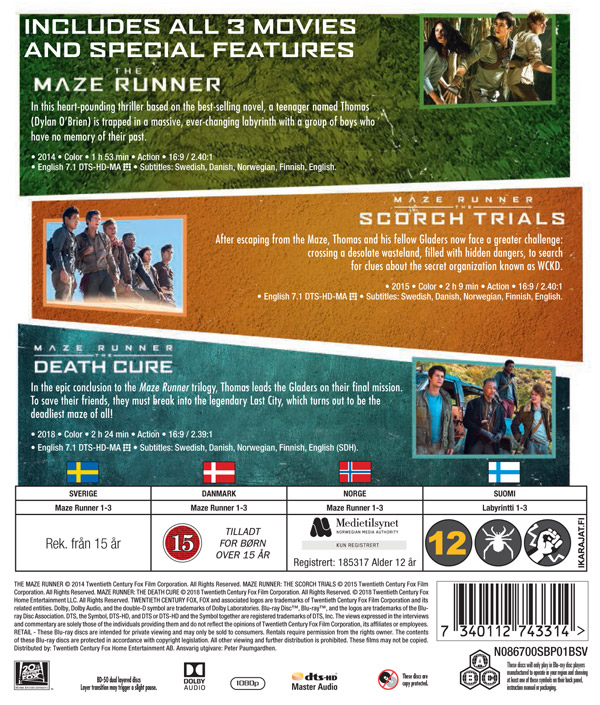 Maze Runner 1-3 (Blu-ray) - 2