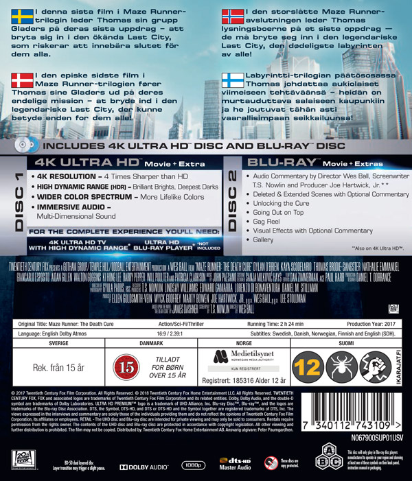 Maze Runner 3: the Death Cure (4K Ultra HD Blu-ray) - 2