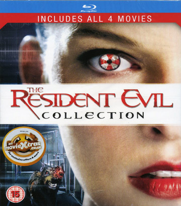 Resident Evil 1-4 (Blu-ray) (4-disc) (ej svensk text film 1)