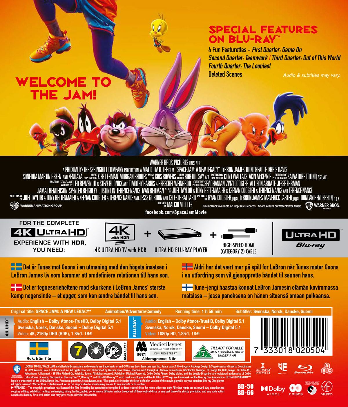 Space Jam: A New Legacy (4K Ultra HD + Blu-ray) - 2