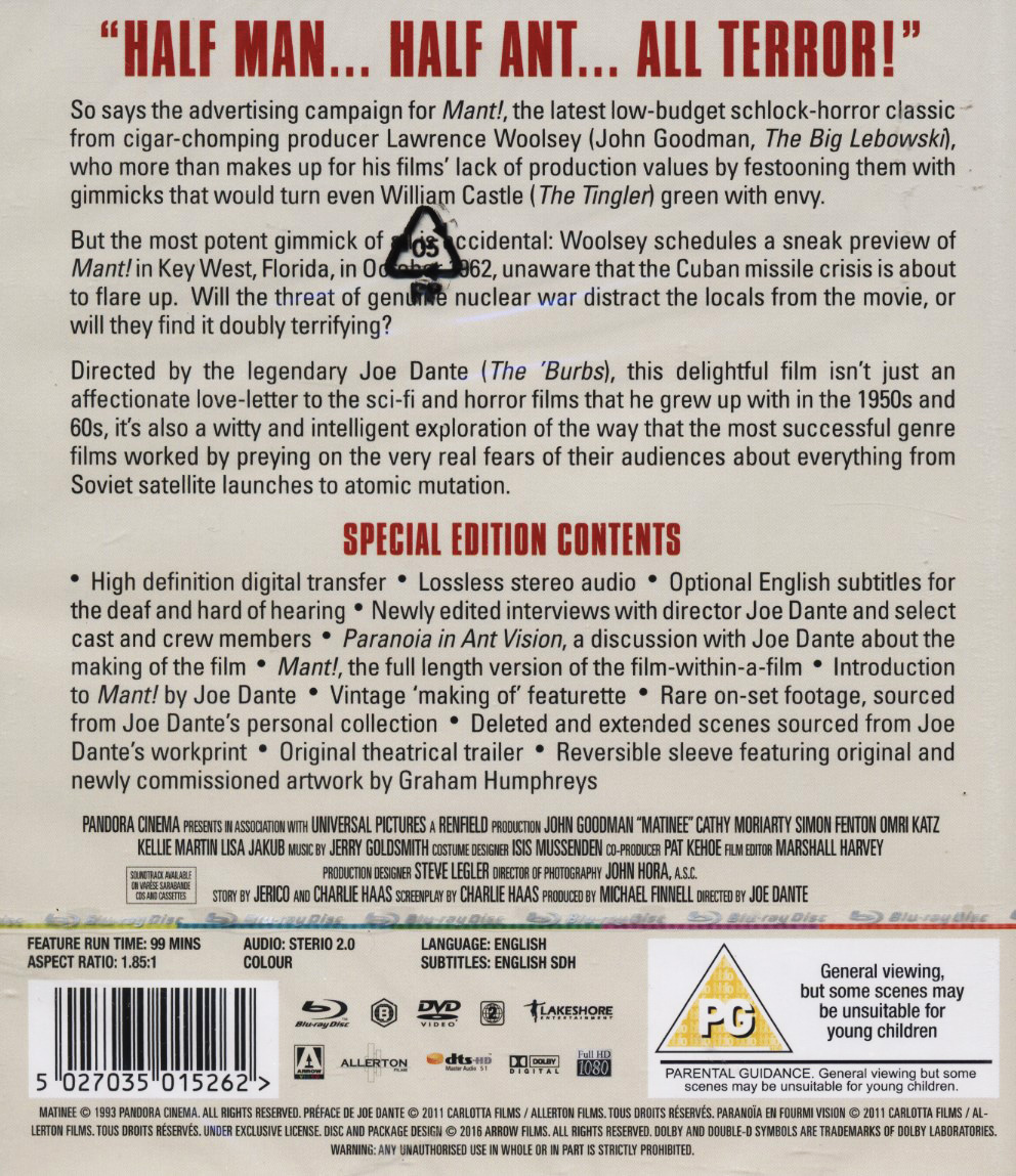 Matinee (ej svensk text) (Blu-ray + DVD) - 2