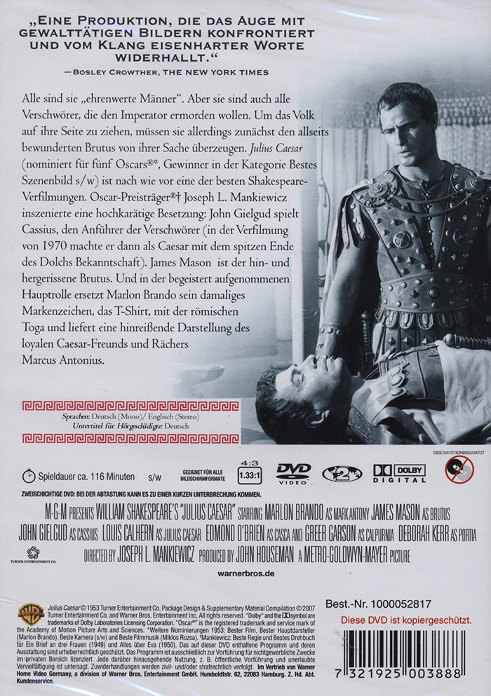 Julius Caesar (ej svensk text) - 2
