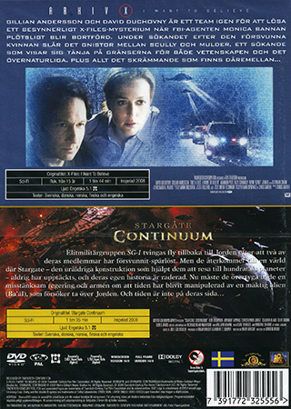Arkiv X: I Want To Believe / Stargate: Continuum - 2