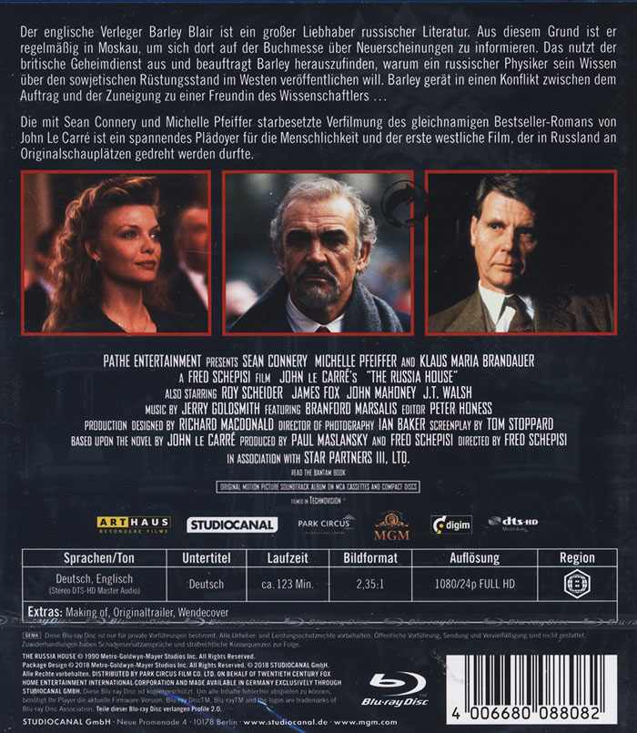 Russia House (ej svensk text) (Blu-ray) - 2