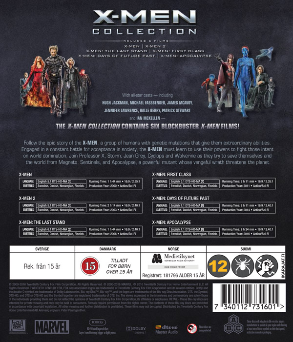 X-Men Collection - 6 Films (Blu-ray) - 2