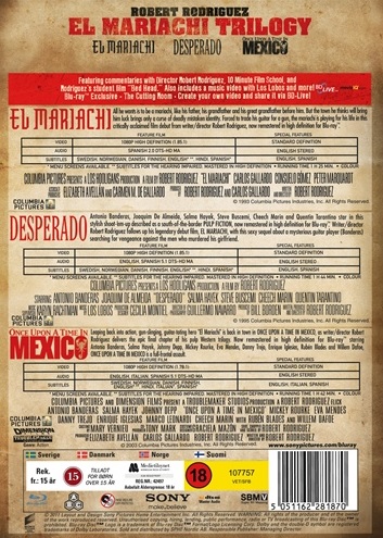 El Mariachi / Desperado / Once Upon A Time In Mexico (Blu-ray) - 2