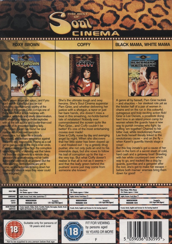Foxy Brown / Coffy / Black Mama, White Mama (3-disc) (ej svensk text) - 2