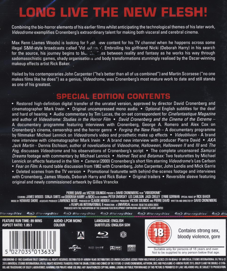 Videodrome (ej svensk text) (Blu-ray) - 2