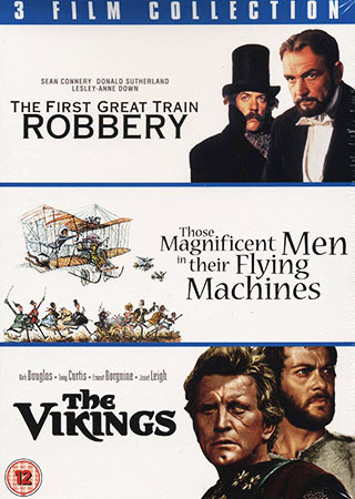 First Great Train Robbery / Those Magnificent Men In Their Flying Machines (ej svensk text) / The Vikings