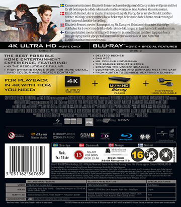 Pride And Prejudice And Zombies (4K Ultra HD + Blu-ray) - 2