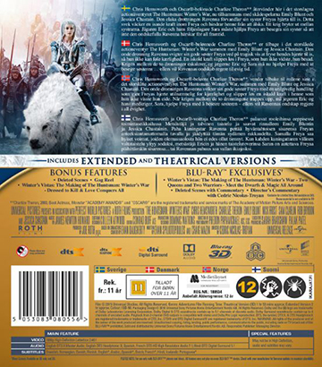 Huntsman - Winter's War (Real 3D + Blu-ray) - 2