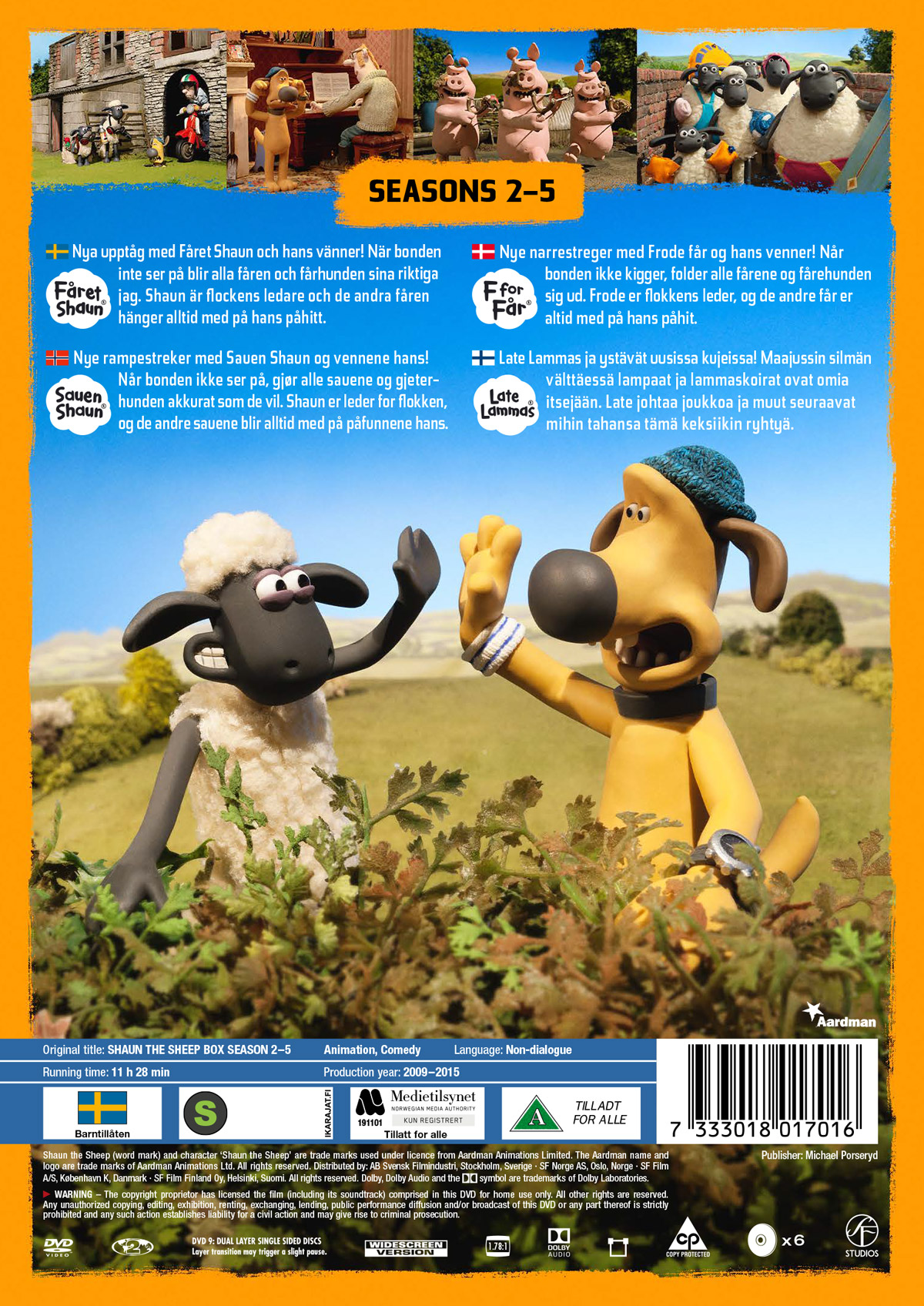 Fåret Shaun - Säsong 2-5 - 2