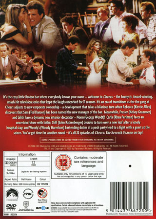 Cheers - Season 7 (ej svensk text) - 2