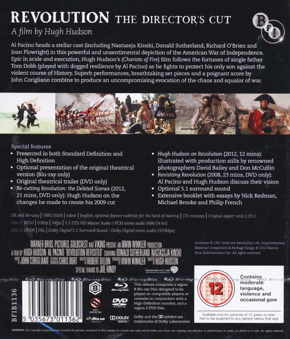 Revolution (ej svensk text) (Blu-ray + DVD) - 2