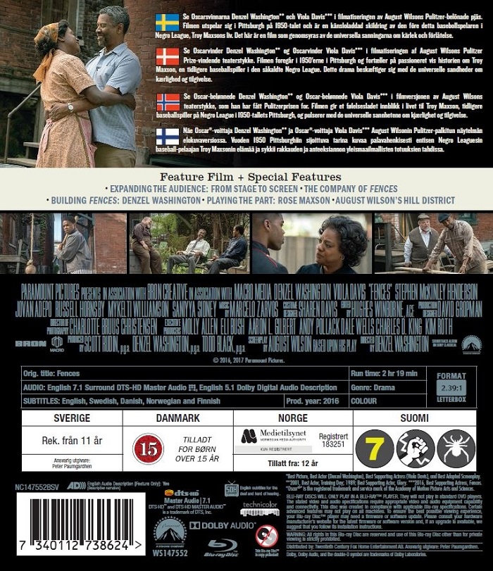 Fences (Blu-ray) - 2